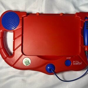 LeapFrog My First LeapPad Learning System Red Console 2001 Tested Works
